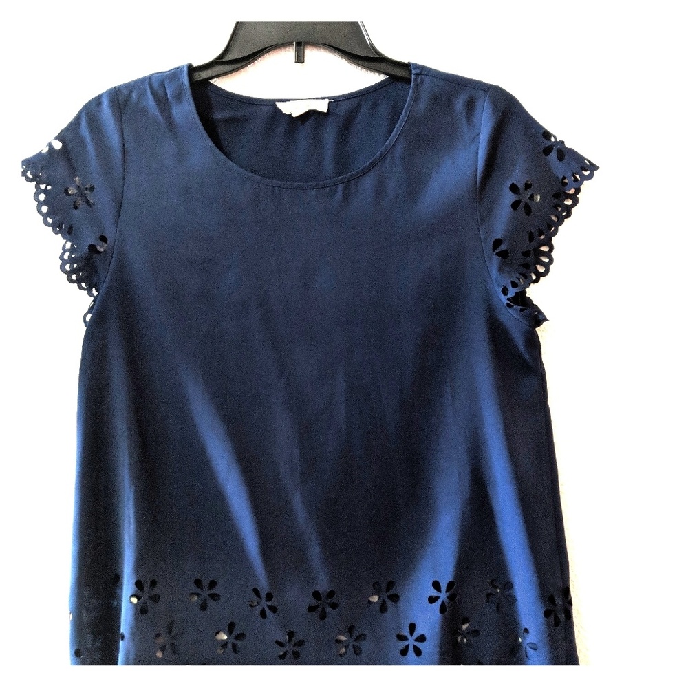 SIMPLE NAVY SHIRT